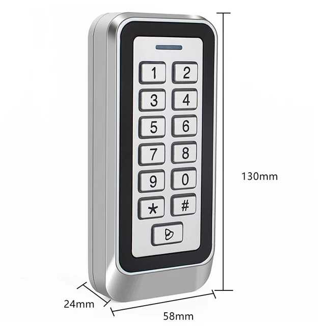 Digicode Métallique IP 68