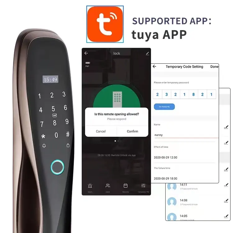 Serrure intelligente S928 wifi Tuya