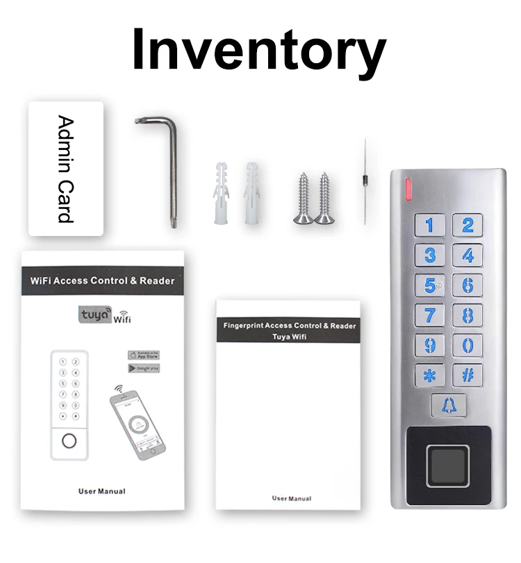 Digicode empreintes RFID et WIFI
