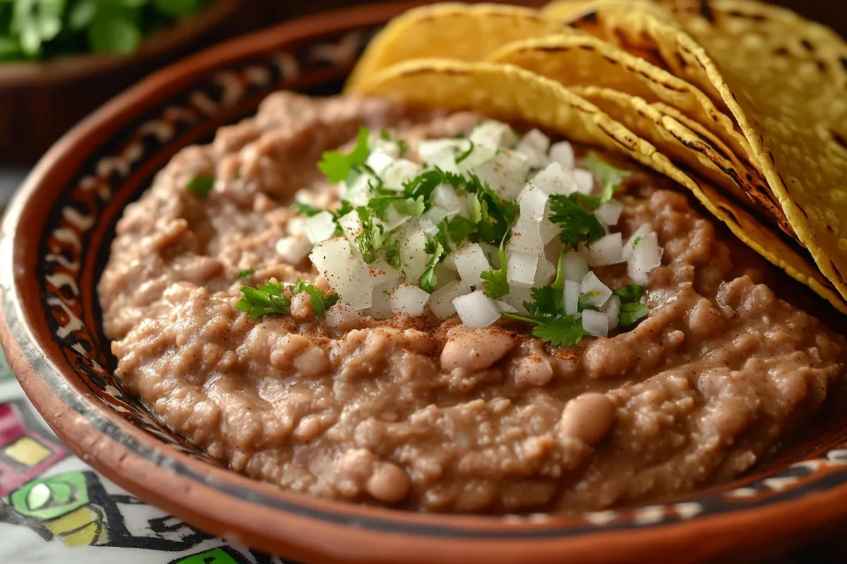 variety of authentic Mexican side dishes including rice, beans, and corn