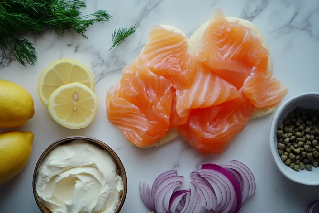 lox bagel, smoked salmon bagel, cream cheese and salmon bagel, bagel with lox, bagel with salmon