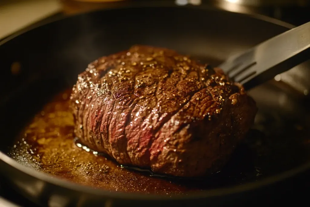 Delicious pot roast with tender beef and vegetables